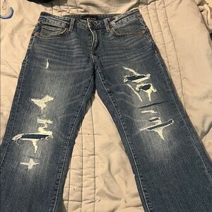 Aeropostale Dark Wash Skinny Jeans